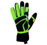 Seibertron High-VIS SDXG2 Dexterity Super Grip Gel Aceite y Gas Anti-Vibración Protección contra Impactos Guantes de Seguridad CE EN388 4131 S