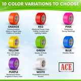 Pink Flagging Tape 12 Pack - Non-Adhesive - 1.5" Width, 150' Length, 2 Mil - Marking Tape For Trees, Plastic Ribbon For Branches - Use As Surveyors Tape, Survey Tape, Barricade Tape, Or Flag Tape