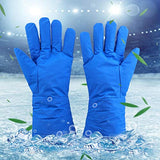 Guantes Criogénicos Guantes Criogénicos Calientes -200 ℃ a -360 ℃ Resistente a Bajas Temperaturas Prueba de Frío Nitrógeno Líquido Protección con Puño Largo Uso de las Manos