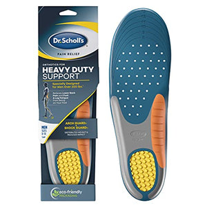 Dr. Scholl’s Pain Relief Orthotics for Heavy Duty Support for Men, 1 Pair, Size 8-14