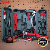 Hi-Spec Juego de herramientas para el hogar y el garaje, 49 piezas, herramientas manuales esenciales para todas las reparaciones de bricolaje. Completo en una caja de herramientas