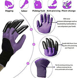 Guantes de jardinería de cuero profesionales para mujeres y hombres, guantes de trabajo de jardín rosa con protección del antebrazo