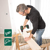 Bosch Home and Garden AdvancedDrill 18 2-Gang-Akku-Bohrschrauber 18V incluye batería recargable incluida Koffer, incluye