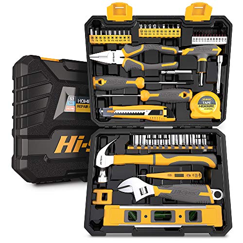 Hi-Spec 57 Piece Home & Garage Tool Kit Set. Full Set of Complete Repair & Maintenance Hand Tools for The Household, Office, Workplace & Workshop. All in a Storage Case