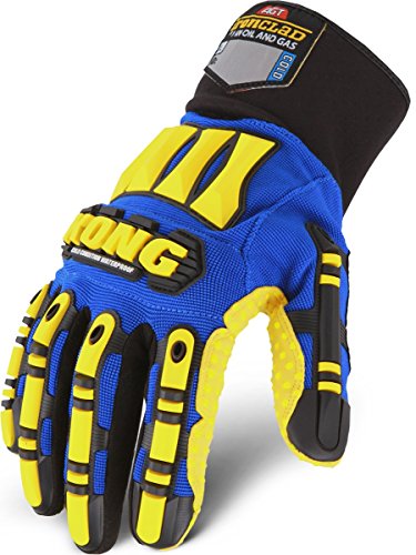 Ironclad Kong SDXW2-04-L Guantes de impacto impermeables para aceite y gas en condiciones frías, talla grande