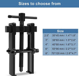 Extractor de Engranajes de rodamiento Estable de Dos Patas gemelas, Manual removedor Extractor Engranaje de rodamiento de Patas Dobles Dos mandíbulas,Herramienta de separación para Cubo de la Rueda