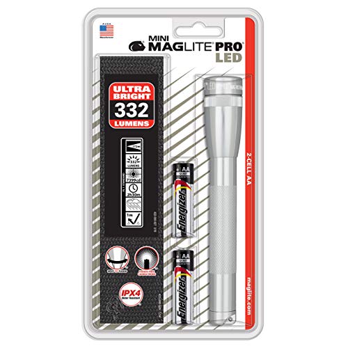 Mag Instrument Maglite Mini Mag AA Pro Linterna LED 332 lúmenes - Plata - SP2P10H