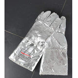 DUDDP Guantes de Soldador Aislamiento Guantes industriales, Cuero, Guantes de Papel de Aluminio, Horno, Anti escaldado, Fundición, Resistencia al Desgaste, Alta Temperatura, 500-1000 Grados