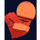 Guantes De Soldador, Guantes De Cuero For Soldadores Mecánicos, Protección Laboral, Soldadura A Alta Temperatura, Guantes De Aislamiento Extendido