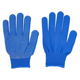 Guantes de trabajo de poliéster para mujer, guantes de jardín (3 colores, 6 pares)