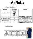 ARNOLA 12 pares de guantes ESD 13G con revestimiento de poliuretano antiestático, guantes de trabajo de seguridad, perfectos para montaje electrónico y trabajo ligero (XL), color negro