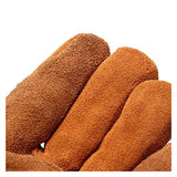 Petrikora Guantes de Soldadura para TIG Resistentes el Calor Guantes de Soldadura Los soldadores Trabajan Suave Cuero de Piel de Vaca más Guantes for Proteger la Herramienta de Mano