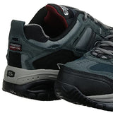 Skechers, Zapatos para trabajo antideslizantes, Soft Stride Grinnel 77013EW, Azul/Gris, 28 Horma Extra Ancha