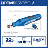 Dremel 7350-PET 4V Pet & Dog Nail Grinder, Easy-To-Use & Safe Nail Trimmer, Professional Pet Grooming Kit - Works on Large, Medium, Small Dogs & Cats