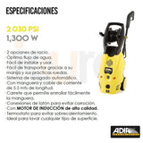 ADIR 410 Hidrolavadora con Reembobinado, 2500 Psi