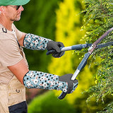 BARST Guantes de jardinería de manga larga, guantes de jardinería a prueba de espinas, piel sintética, a prueba de pinchazos, guantelete de jardín para arbustos, cactus, jardinero, regalo