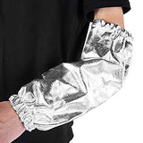 Manguito resistente al calor, brazo de papel de aluminio, protector de mangas, guante térmico, guante resistente al calor, guante ignífugo para exteriores para el hogar