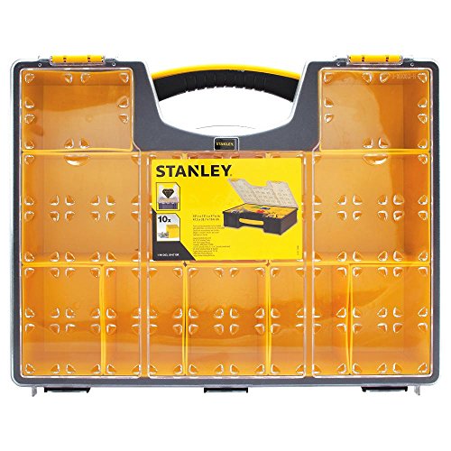 Stanley Organizador Profesional Profundo con 10 Compartimentos extraíbles