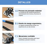 Herramienta de crimpado de cable de batería，crimpadora de lengüetas de cable de batería para terminales de cable resistentes， AWG 10，8, 6, 4, 2, 1, 0 (Cable crimping pliers set)