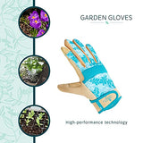 DIGZ Gardener High Performance Women's Gardening Gloves and Work Gloves with Touch Screen compatible fingertips