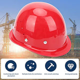 Casco de Protección Industrial, Casco Ajustable, Gorro de Protección para la Cabeza para Obras de Ingeniería Energética, Anticolisión Y Anticolisión, Rojo