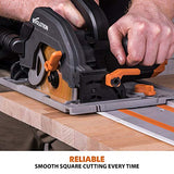 Evolution - 027-0004C Power Tools R185CCSX Kit de sierra circular multimaterial de 7-1/4 pulgadas con pista de 40 pulgadas