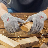 Guantes de trabajo de agarre de seguridad SAFEAT, protectores, flexibles, resistentes a los cortes, palma con revestimiento de poliuretano cómodo.