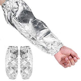 Manguito resistente al calor, brazo de papel de aluminio, protector de mangas, guante térmico, guante resistente al calor, guante ignífugo para exteriores para el hogar