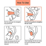 Tapones para los oídos de espuma de calidad, 200 pares, 32 dB, cancelación de ruido, bloqueo de sonido, silenciosos, suaves, para dormir, viajes, música, conciertos, tiro, caza, estudio, construcción, protección auditiva