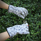 Guantes de jardinería para mujer, guantes de trabajo de cuero, resistentes a las espinas, guantes de jardín para podar rosas, deshierba, limpieza de patio, plantación