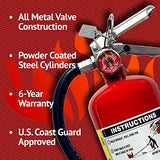 Amerex B500, 5lb ABC Dry Chemical Class A B C Fire Extinguisher