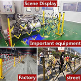 Valla De Tráfico Retráctil, Barricada De Metal Expandible Industrial, Puerta De Barrera De Seguridad Móvil, Fácil De Mover, para Garajes, Escuelas, Centros Comerciales