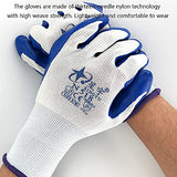 FUFU Guantes Guantes De Protección, 12 Pares De Guantes De Trabajo, Guantes Antiestáticos De Seguridad, Guantes De Protección Laboral, Adecuados for Constructores, Mecánicos