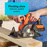 Black and Decker BDCCS20B Sierra Circular de 5.5" (13.97 cm) para Uso con Batería de Ion Litio de 20 Voltios