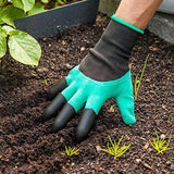 Chargenyang 2 pares de guantes de jardín, guantes de trabajo de jardinería con garras resistentes rápidos y fáciles de cavar y plantar, guantes seguros para mujeres y hombres