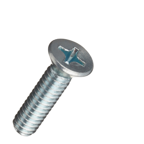 Tornillo Cabeza Plana  Phillips Metrico Galvanizado  M5 x 16