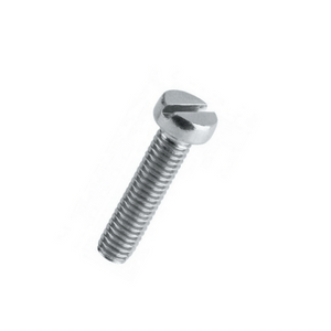 Tornillo Métrico Cabeza Queso Ranurado Galvanizado M2.5  X 20