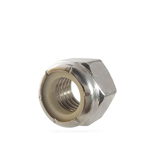 Tuerca de Seguridad Inserto de Nylon T-304  Estándar Inoxidable  5/8-11